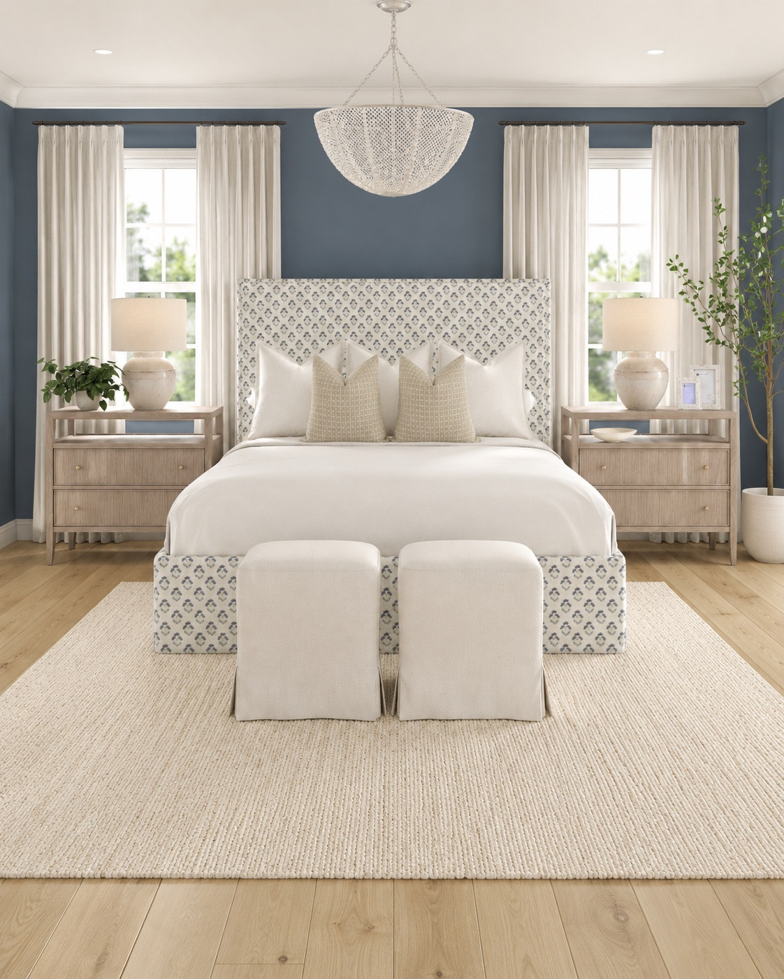 coastal bedroom, blue bedroom, neutral bedroom decor, designer bedroom, luxury bedroom inspiration, transitional bedroom, Serena and Lily inspired, patterned upholstered bed, bedroom styling ideas, cozy bedroom aesthetic, organic modern bedroom, light wood furniture, bedroom refresh, modern coastal home, bedroom design inspiration, Loloi rug, textured neutral rug, layered bedding, home decor finds, elegant bedroom decor

Rendering made using Ai

#LTKSaleAlert #LTKHome #LTKdayinmylife