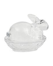 7.5in Glass Bunny Candy Jar | TJ Maxx