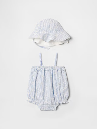 Baby Eyelet Bubble Outfit Set | Gap (US)