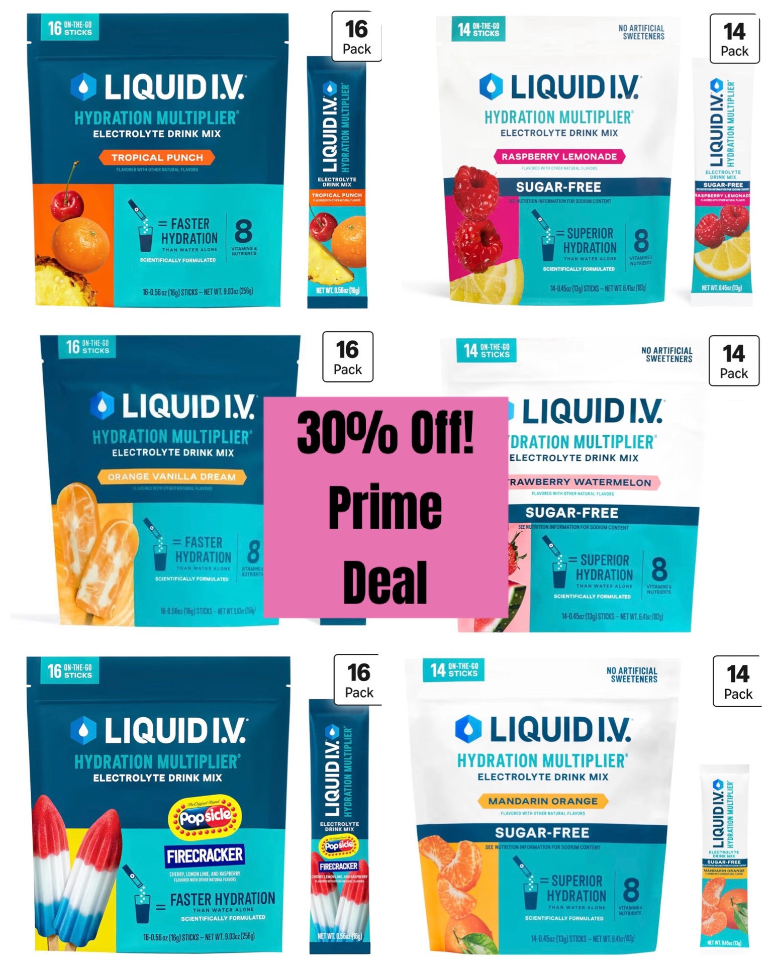 Amazon has Liquid I.V. 30% Off today as a Prime Day Deal, which is the biggest discount they ever offer - and it’s rare!!! 💧I know that Liquid IV is a favorite of so many of us - perfect time to stock up to stay hydrated! 

The newer Sugar Free options and Immune Support options are included as well 🙌🏻 My very favorite is the Sugar Free Raspberry Lemonade that I drink almost daily!

#LTKSaleAlert #LTKselfcare #LTKActive