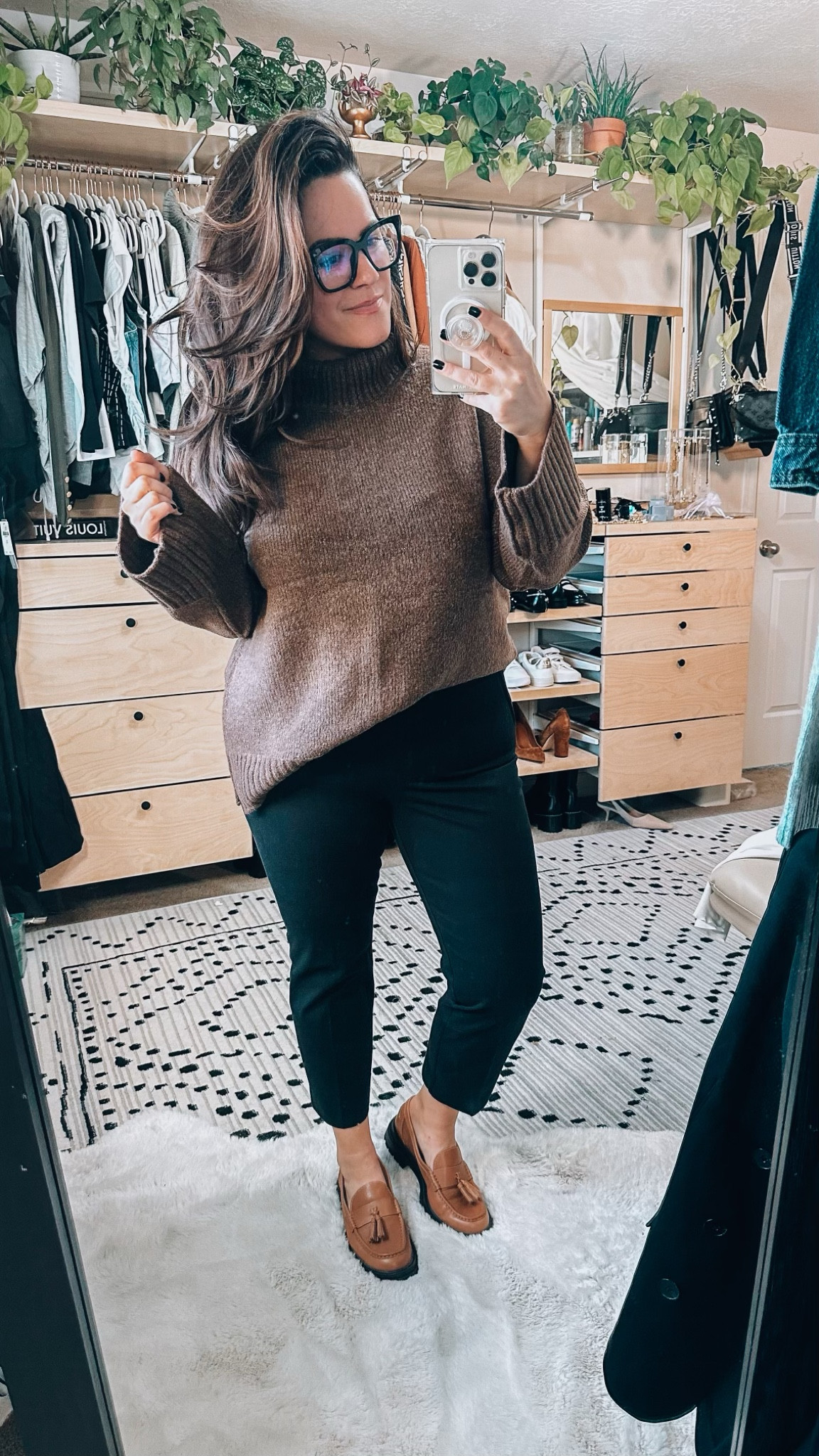 Spanx pants on sale now - wearing an XL - Abercrombie sweater (so soft) - loafers 

#LTKstyletip #LTKsalealert #LTKmidsize