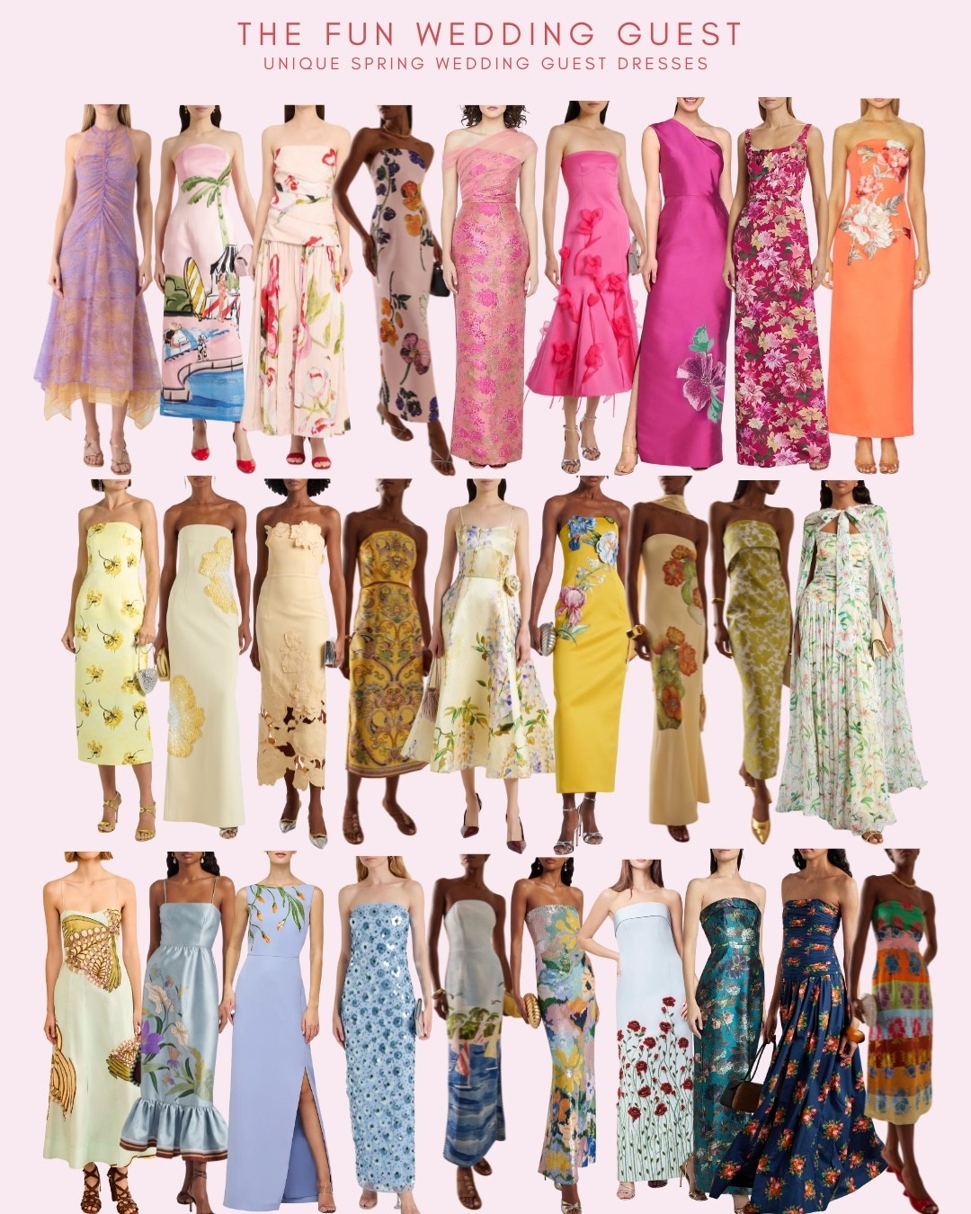 Wedding guest dresses that will make a statement! 

#LTKWedding #LTKootd #LTKSeasonal