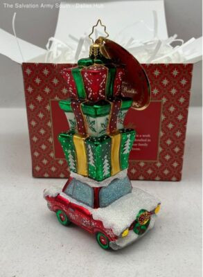 Christopher Radko Holiday Driver & Sprinkled Sundae Chalet Ornaments Bundle  | eBay | eBay US