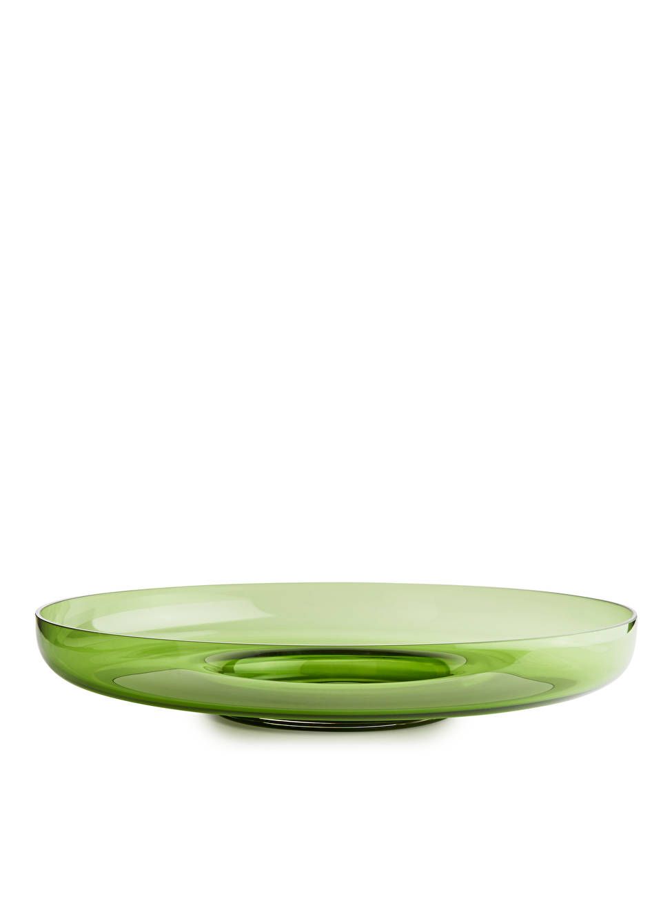 Glass Serving Plate 29 cm - Green - ARKET GB | ARKET (US&UK)