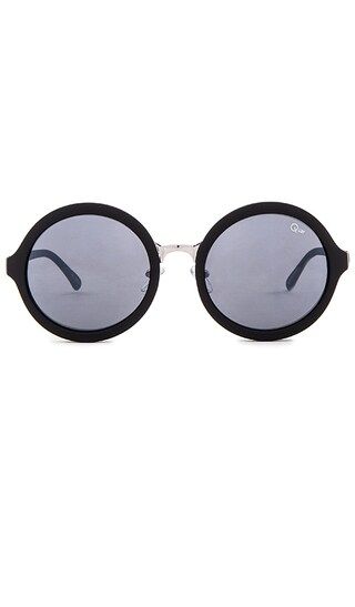 Quay Smoke In Mirrors Sunglasses in Black | Revolve Clothing