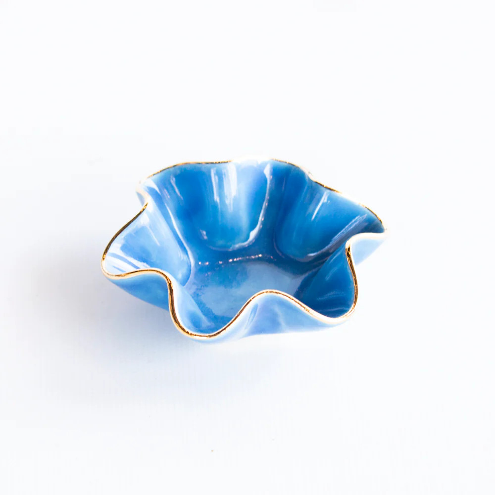 Ami Wavy Bowl - Ring Dish | Susan Gordon Pottery
