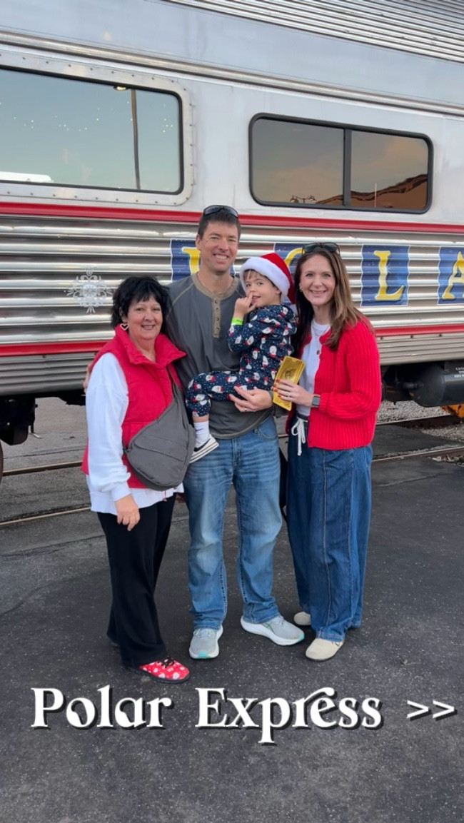 Core memory unlocked - Polar Express! 🚂 

Holiday outfit, 

#LTKFindsUnder50 #LTKHoliday #LTKSeasonal