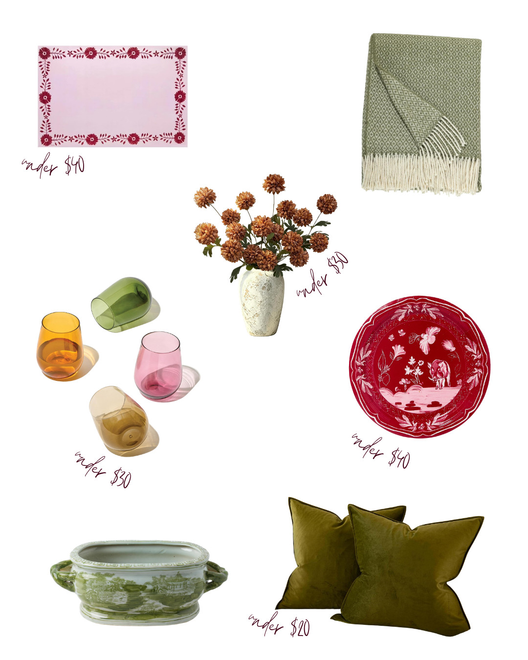Amazon has fall home decor that looks way more expensive than it is 🍁 🛒everything linked. Comment SHOP and I'll DM the details 💌

Chinoiserie planters, velvet throw pillows, mint julep vases, and the herringbone throw I keep reaching for.

I love finding pieces that feel collected, not mass-produced — the vintage-style footbath planter and pompon mum stems are doing a lot of work for very little cost.

[Amazon fall home decor, Amazon fall finds, chinoiserie planter, velvet throw pillow, fall vase filler]
#amazonfinds #fallhomedecor #amazonhome  

 #LTKSeasonal #LTKHome