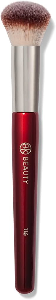 BK BEAUTY 116 SMALL ROUND COMPLEXION BRUSH – Compact Round Makeup Brush for Precise Blending of... | Amazon (US)