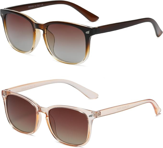 Polarized Sunglasses for Women Classic Retro Style UV400 Protection | Amazon (US)