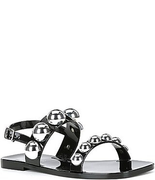 Jeffrey Campbell Patent Jelly Gum-Drop Studded Sandals - 7 | Dillard's