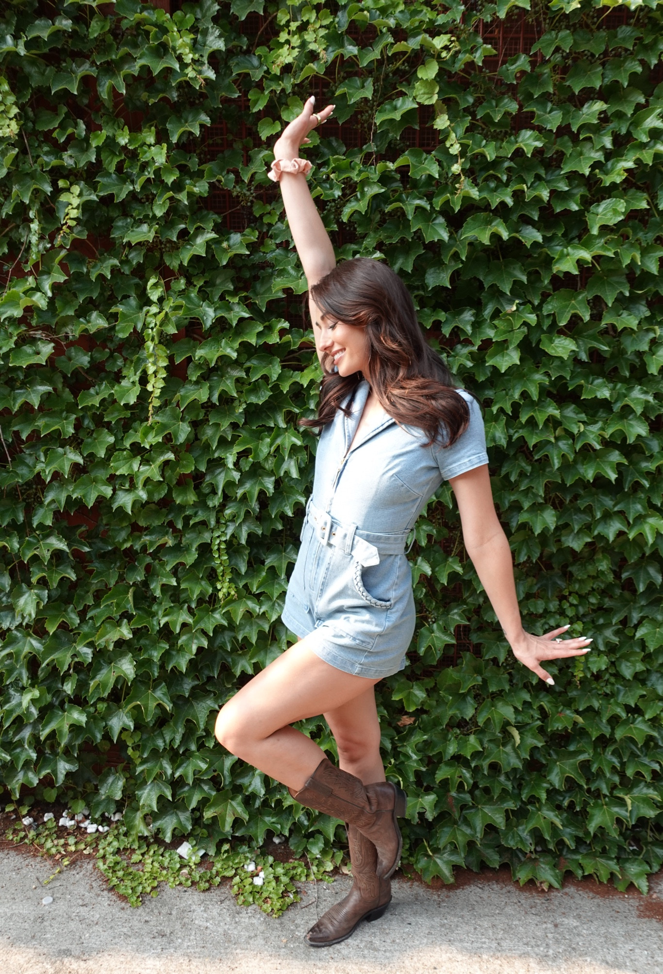 Denim romper 🤍

#LTKBeauty