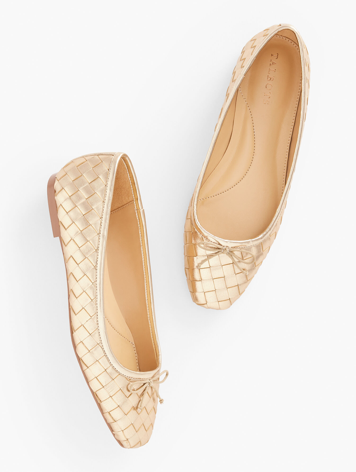 Tinsley Woven Ballet Flats - Metallic | Talbots