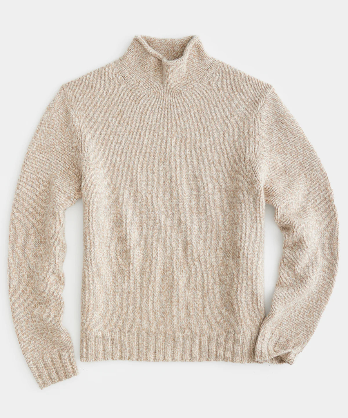 Roll Neck Sweater in Chalk | Todd Snyder