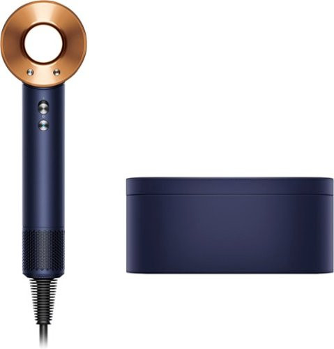 New special edition Dyson Supersonic hair dryer - Prussian blue/rich copper | Best Buy U.S.