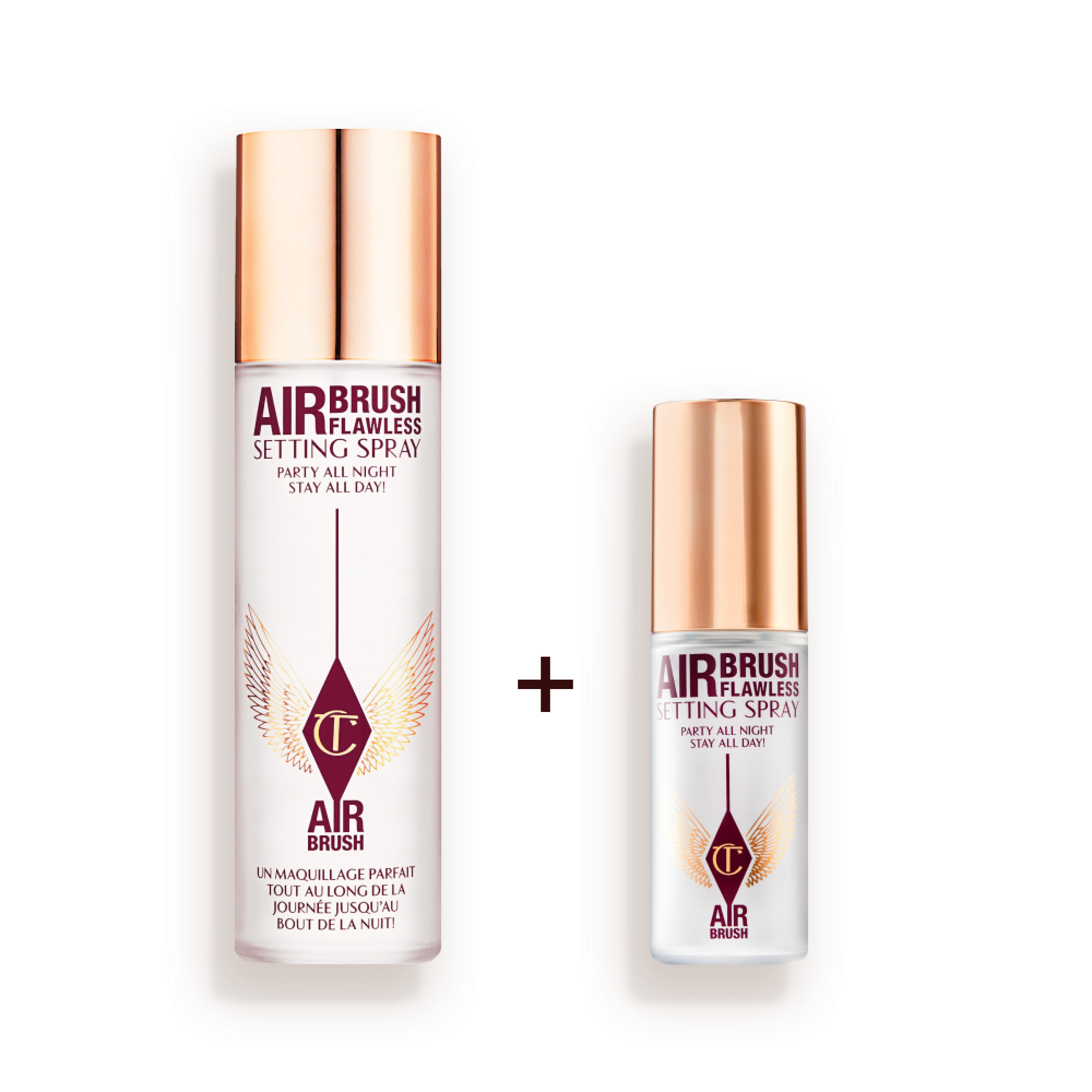 Airbrush Flawless Setting Spray Duo: Buy Full-size, Get Travel-size Free | Charlotte Tilbury | Charlotte Tilbury (US)