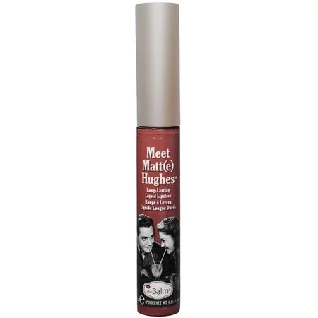 theBalm Meet Matte Hughes Long Lasting Liquid Lipstick Trustworthy 0.25 Oz | Walmart (US)