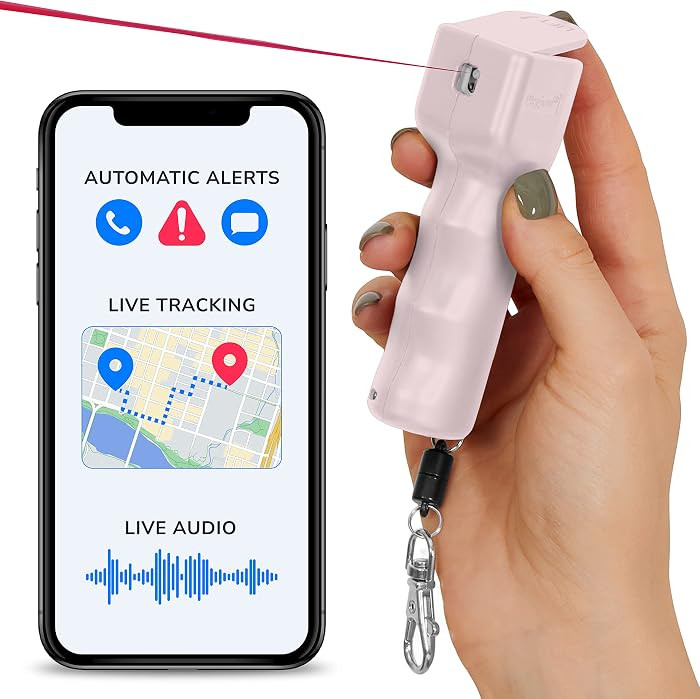 Plegium Smart Mini Pepper Spray \u2013 Compact Self Defense Spray with GPS Alerts, Emergency Text... | Amazon (US)
