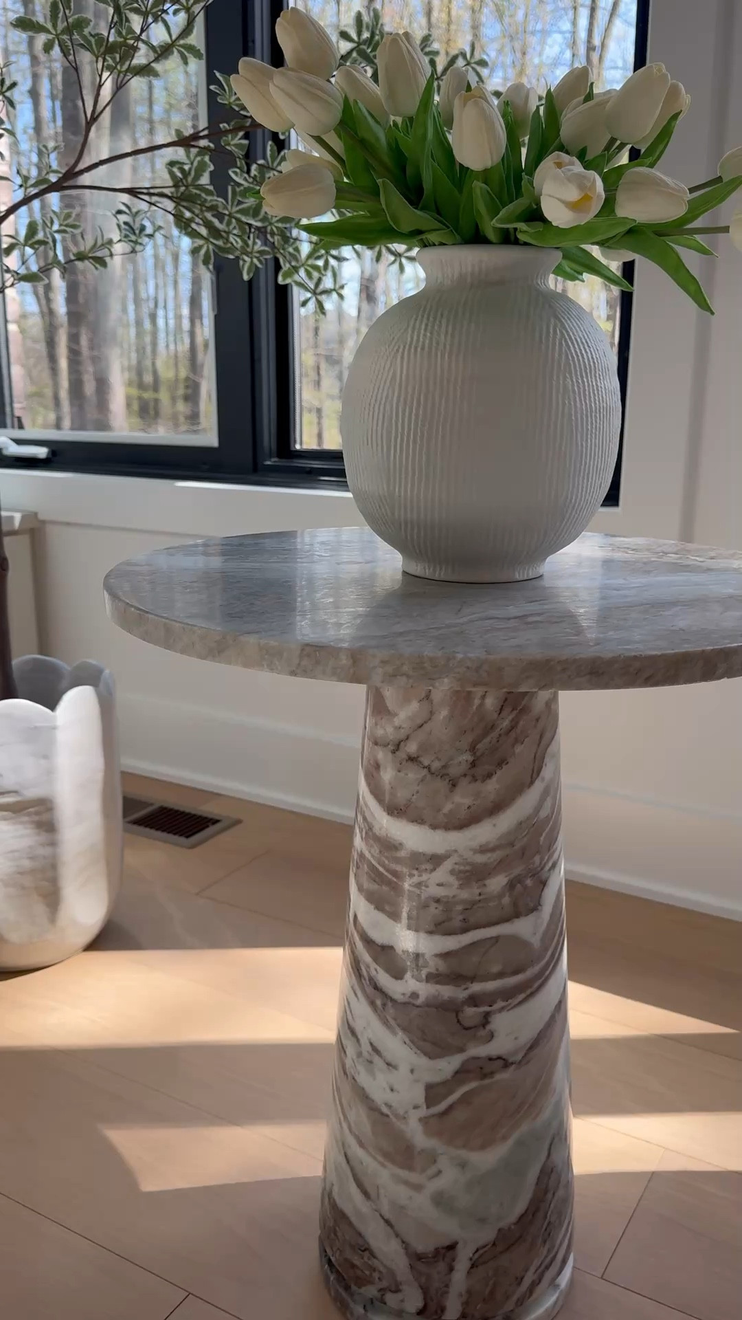 Marble side table 

#LTKHome #LTKSaleAlert