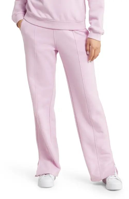 Alo Straight Leg Sweatpants in Sugarplum Pink at Nordstrom, Size Small | Nordstrom