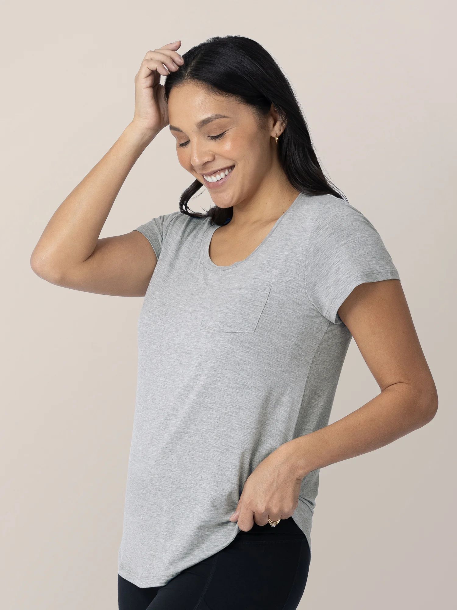 Everyday Maternity & Nursing T-shirt | Grey Heather – Kindred Bravely | Kindred Bravely