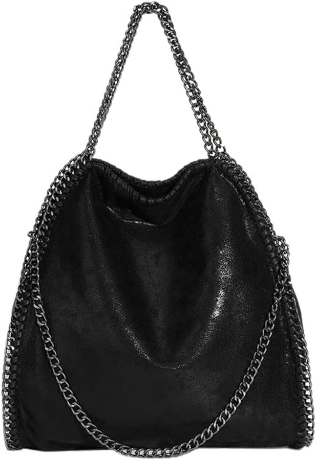 Ladies Handbag Women Faux Leather Crossbody Shoulder Bag Fashion Chain Bag Large Hobo Bags for Women | Amazon (US)