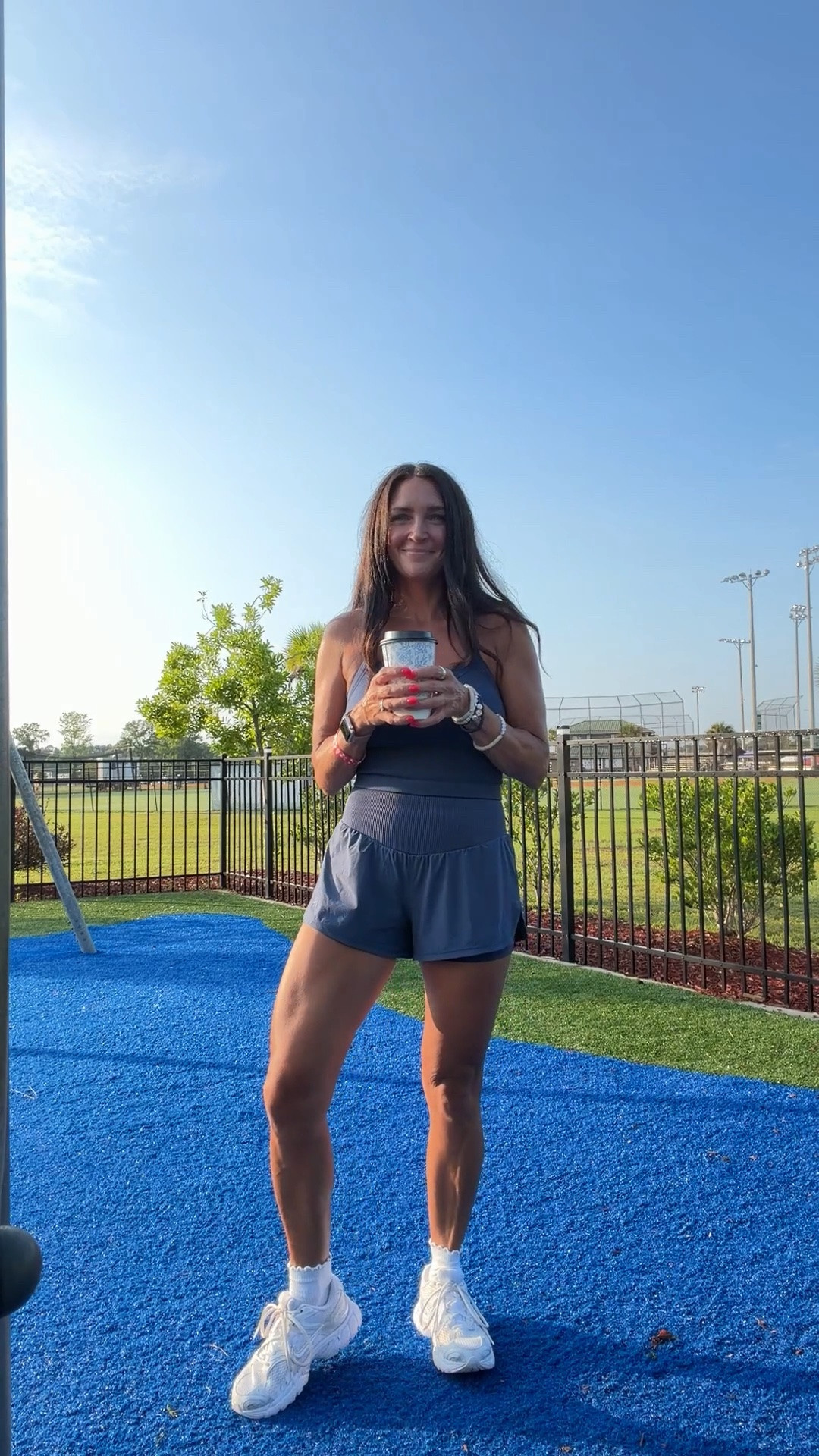 Humidity is already getting my hair at 7:30am 🥵 But this athletic set is so good for a hot day at the ballpark!

#LTKmomlife #LTKootd #LTKPetite