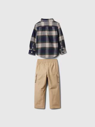 babyGap Flannel Outfit Set | Gap (CA)