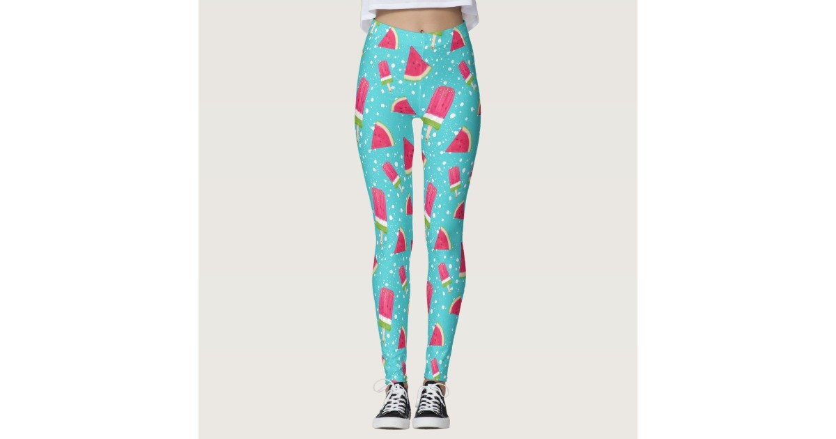 Summertime watermelon and Popsicle theme leggings | Zazzle.com | Zazzle