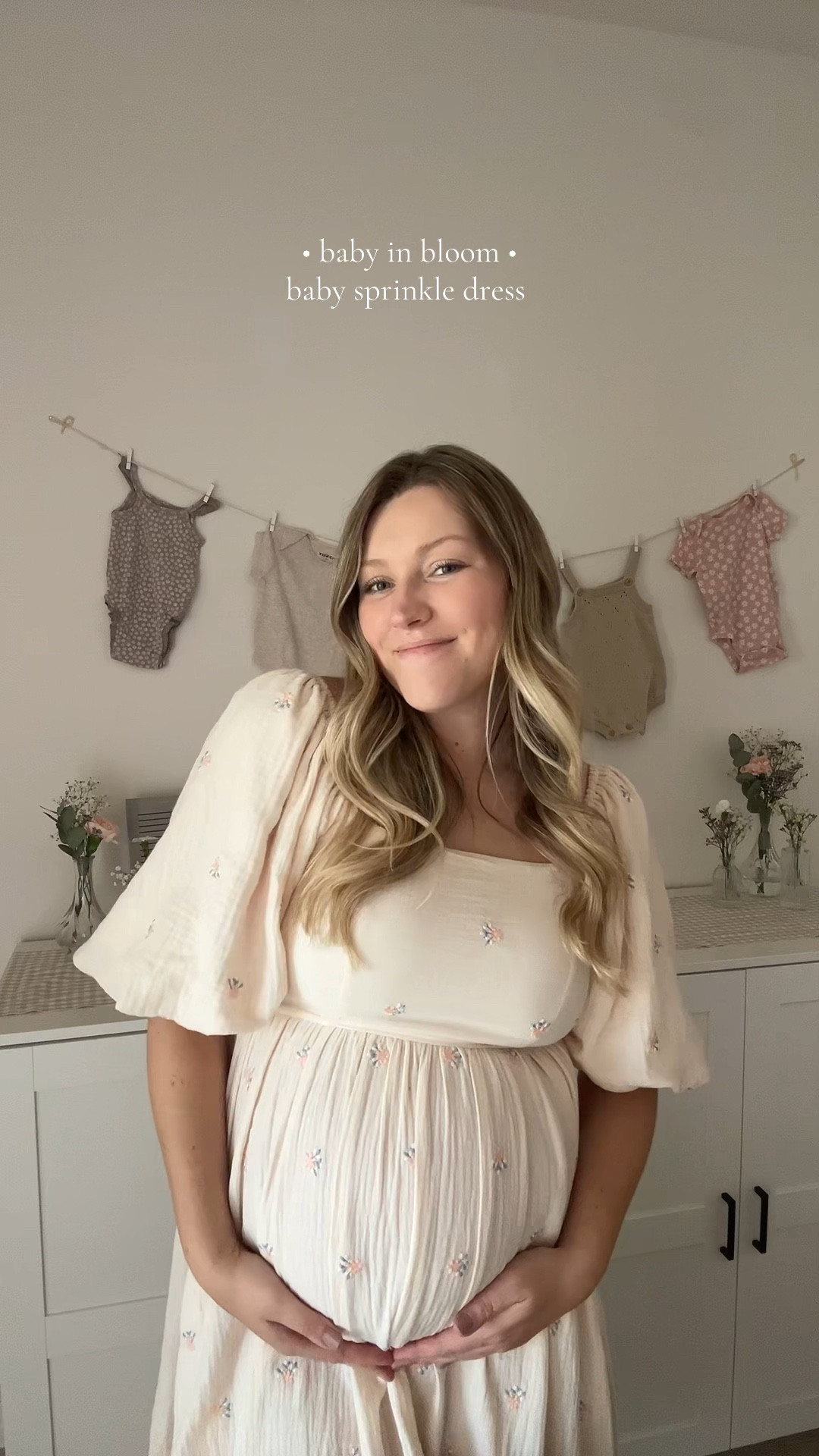 baby sprinkle dress 🤍

#LTKBaby #LTKStyleTip #LTKBump