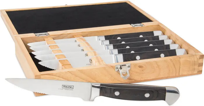 Steakhouse 6-Piece Pakka Wood Steak Knife Set | Nordstrom