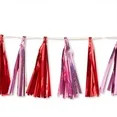 Valentine's Day 6' Red & Pink PVC Tassel Garland by Way To Celebrate - Walmart.com | Walmart (US)