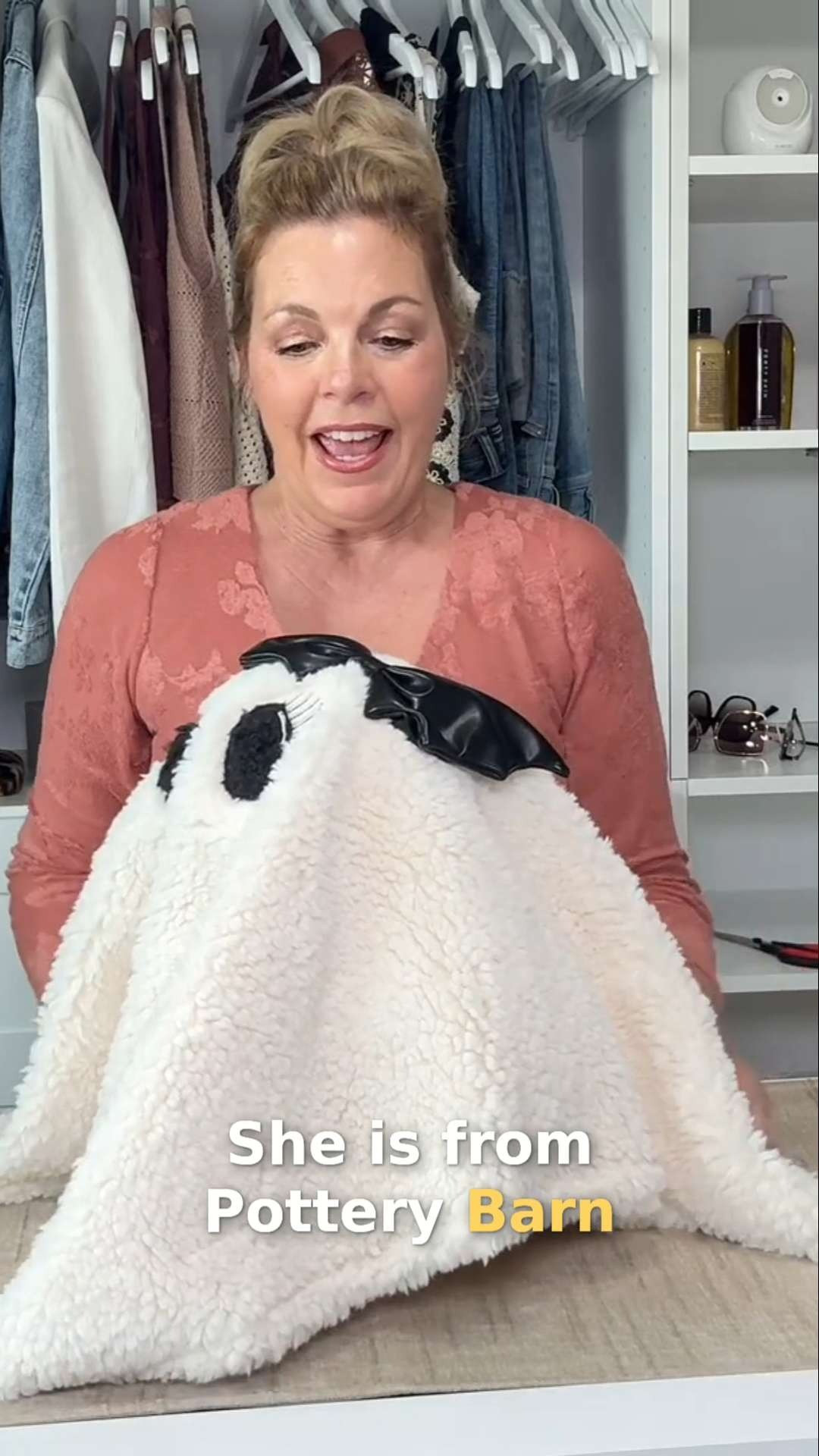 This ghostie makes me ridiculously happy — she’s giving vintage Halloween meets cozy-core and I’m obsessed. 

 #LTKOver40 #LTKHome #LTKMidsize