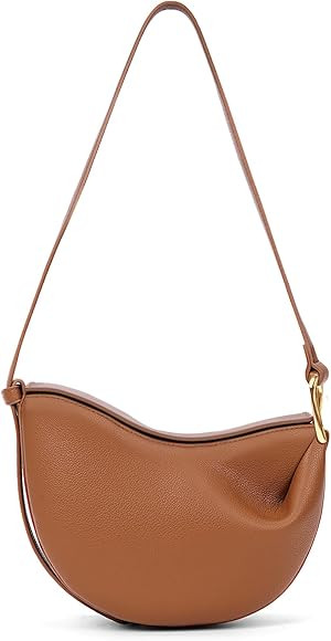 HICARRY Crescent Shoulder Bags, Small Crossbody Bags, Trendy Half Moon Bag Vegan Leather Dumpling... | Amazon (UK)