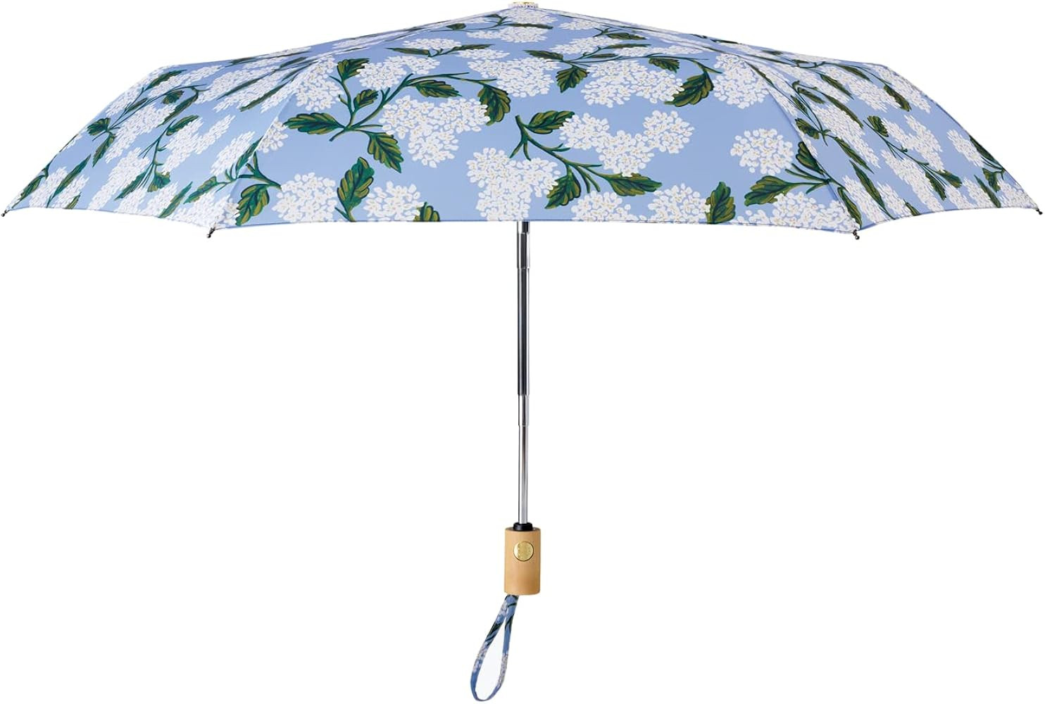 RIFLE PAPER CO. Umbrella, Matching Storage Sleeve, Portable, Auto Open and Close, Wooden Handle, ... | Amazon (US)