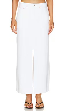 AGOLDE Leif Skirt in Milkshake from Revolve.com | Revolve Clothing (Global)