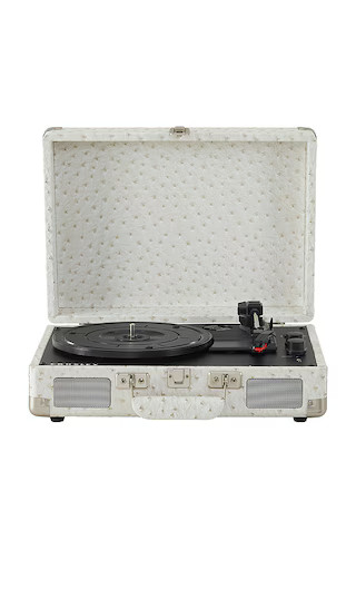 Cruiser Plus Record Player in White Ostrich | Revolve Clothing (Global)