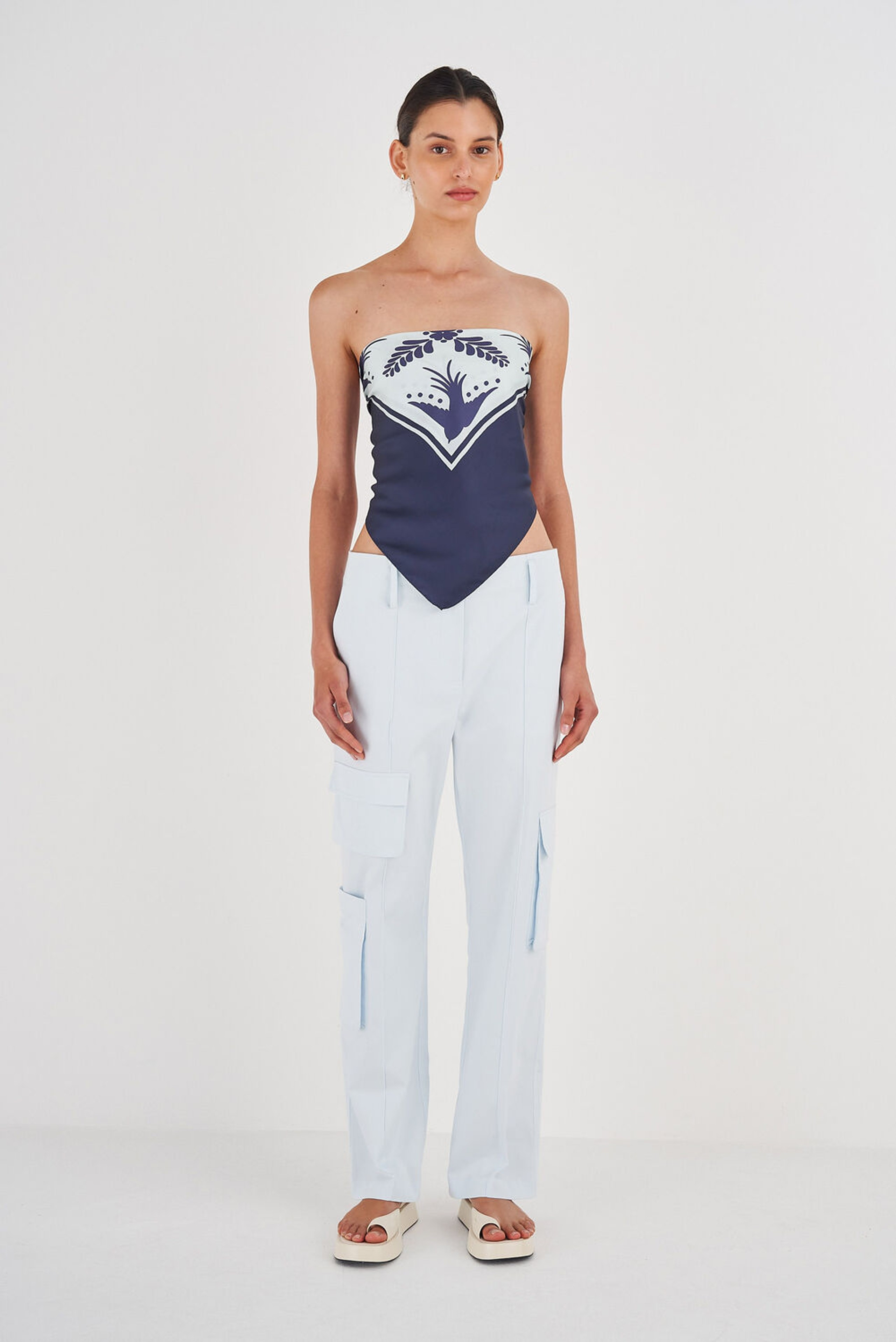 Oroton Pocket Pant Sea Glass | Oroton