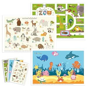 Babebay Disposable Placemats for Baby, 60 Pack Sticky Toddler Placemat for Restaurants, Dining Ta... | Amazon (US)
