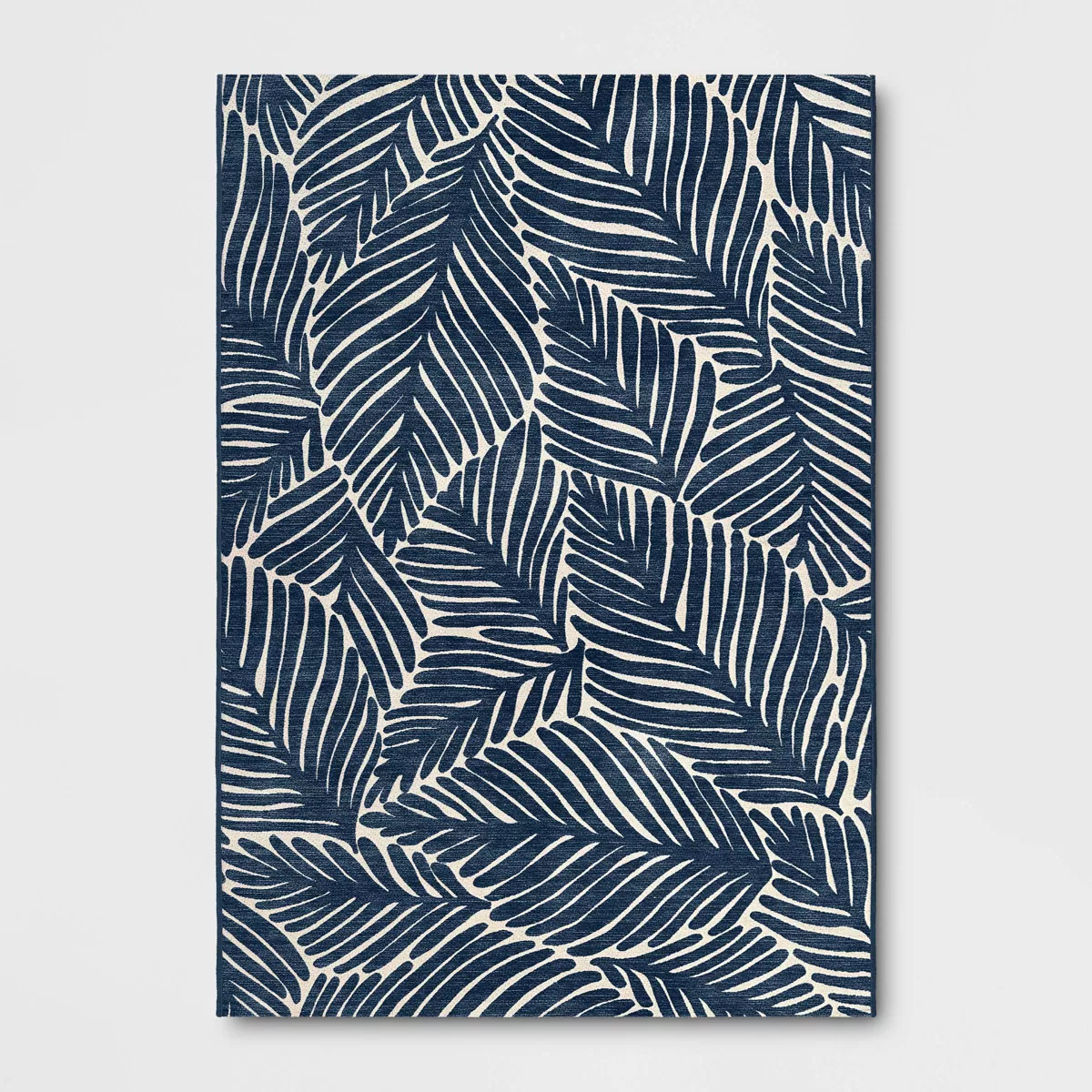 7'x10' Palms Outdoor Area Rug Navy Blue - Threshold™ | Target