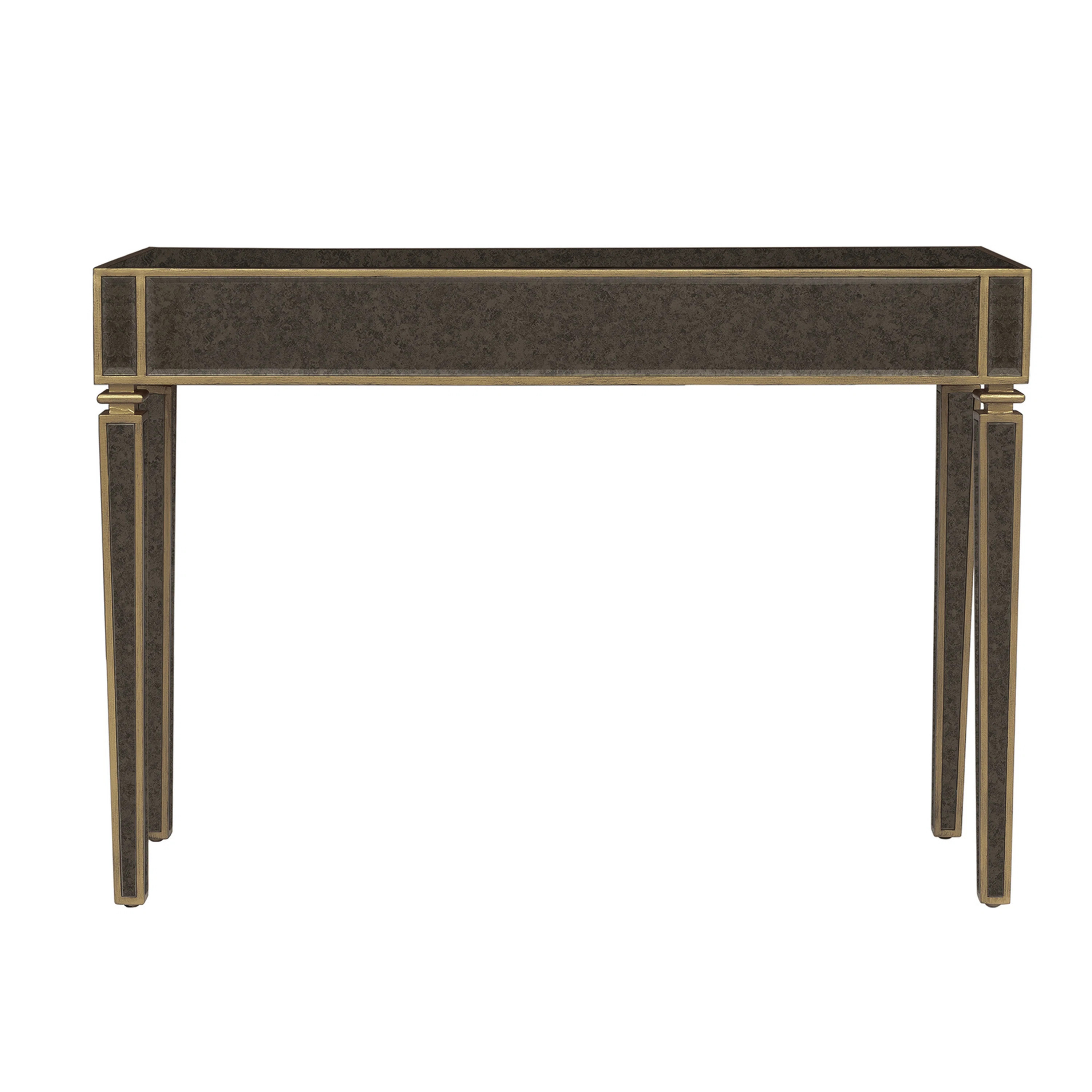 Adelais Vintage Mirrored Glass Console Table | Wayfair North America