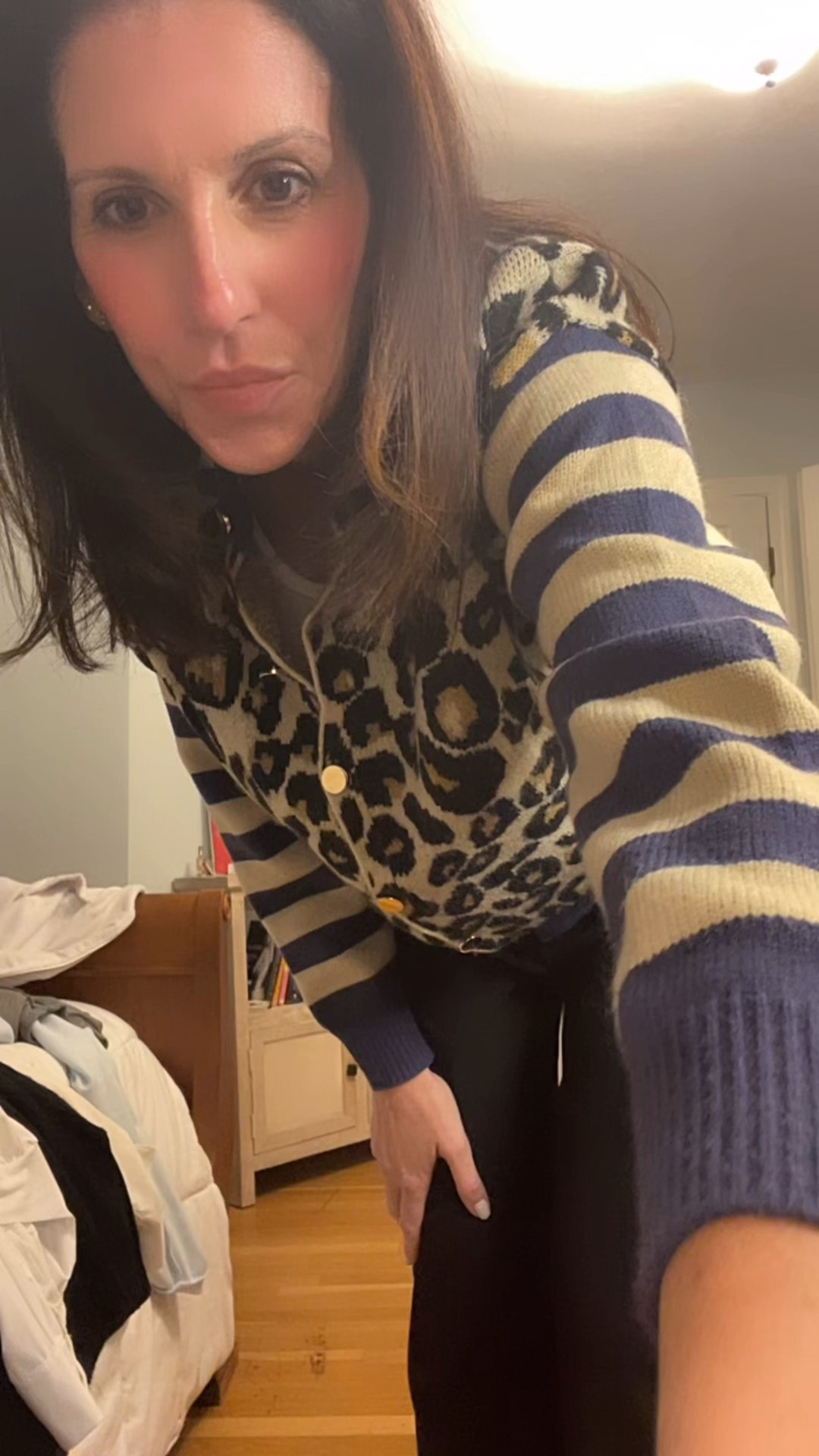 When the October weather can't decide if it's summer or fall 🍂☀️ This teacher was staring at the closet forever this morning, not sure what to wear for a day that starts chilly and ends warm. Landed on these classic black Gap pants (comfy + classroom-appropriate ✅) and this Amazon find: a leopard print striped sweater that gives just enough fall vibes 🐆🧡
📎 Linked both for easy outfit planning next time you're stuck in the transitional weather struggle 🙃
#LTKFallStyle #TeacherOutfit #AmazonFinds #GapStyle #FallTransitionStyle #WhatTeachersWear #OOTD

#LTKWorkwear #LTKSeasonal #LTKFindsUnder50