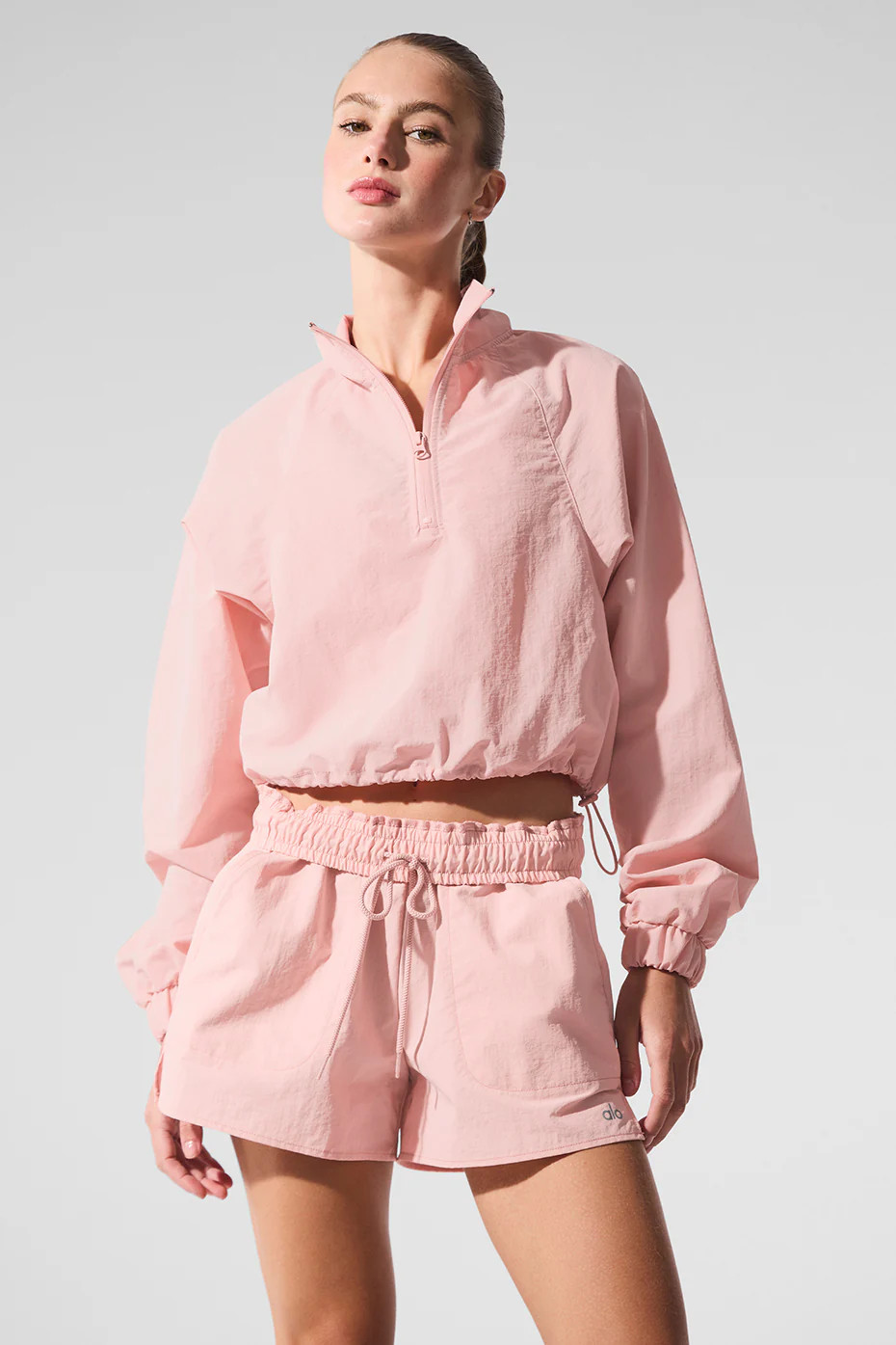 Extreme Cropped Pullover - Pink Quartz | Alo Yoga (US)