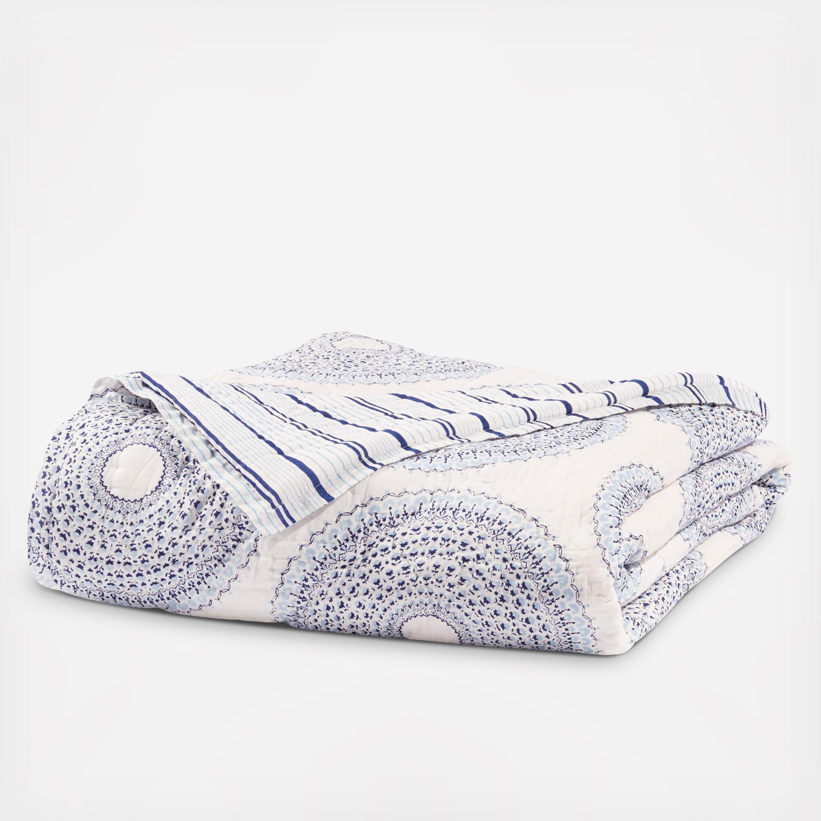 John Robshaw Lapis Quilt | Zola