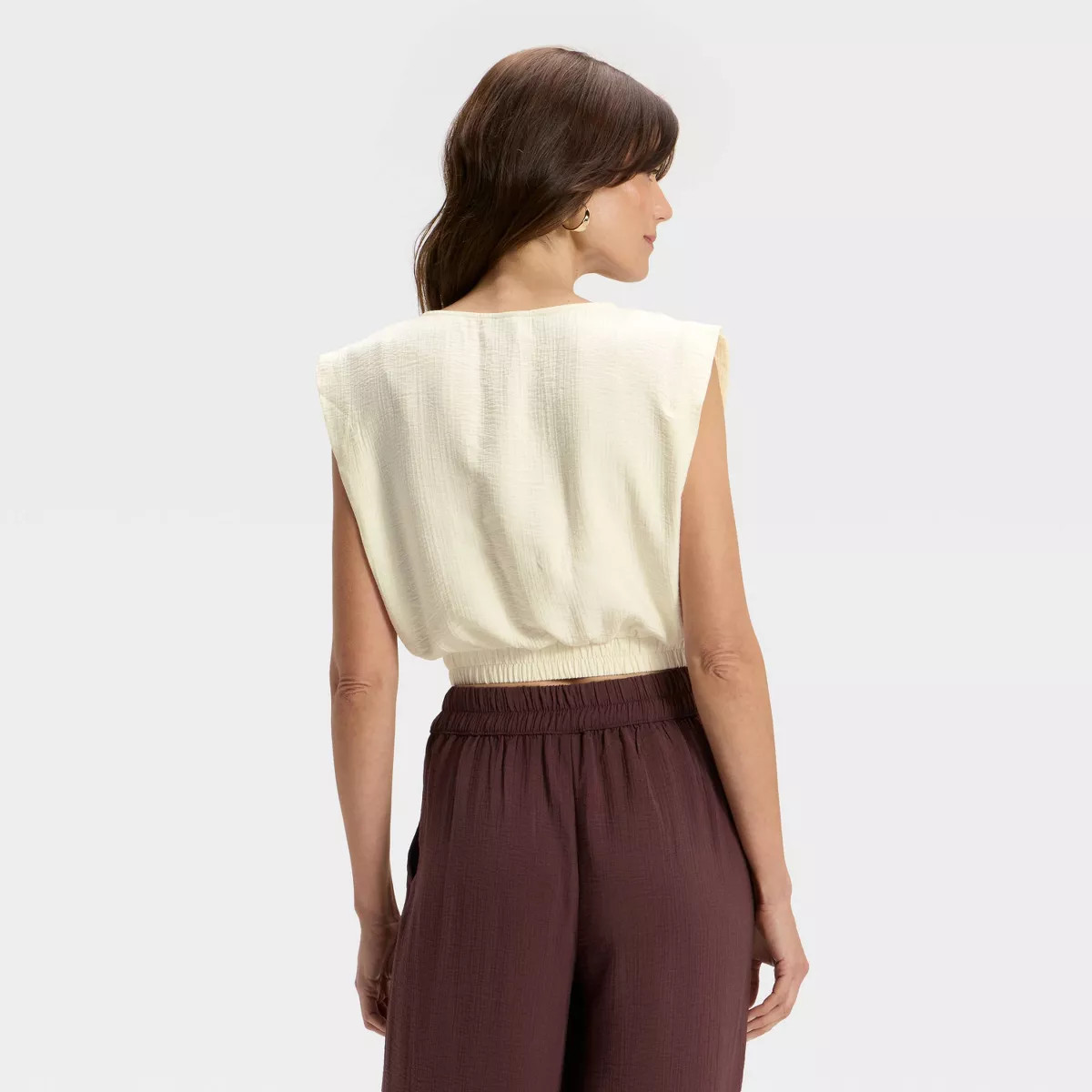 Women's Modern Gauze V-Neck Blouse - A New Day™ | Target