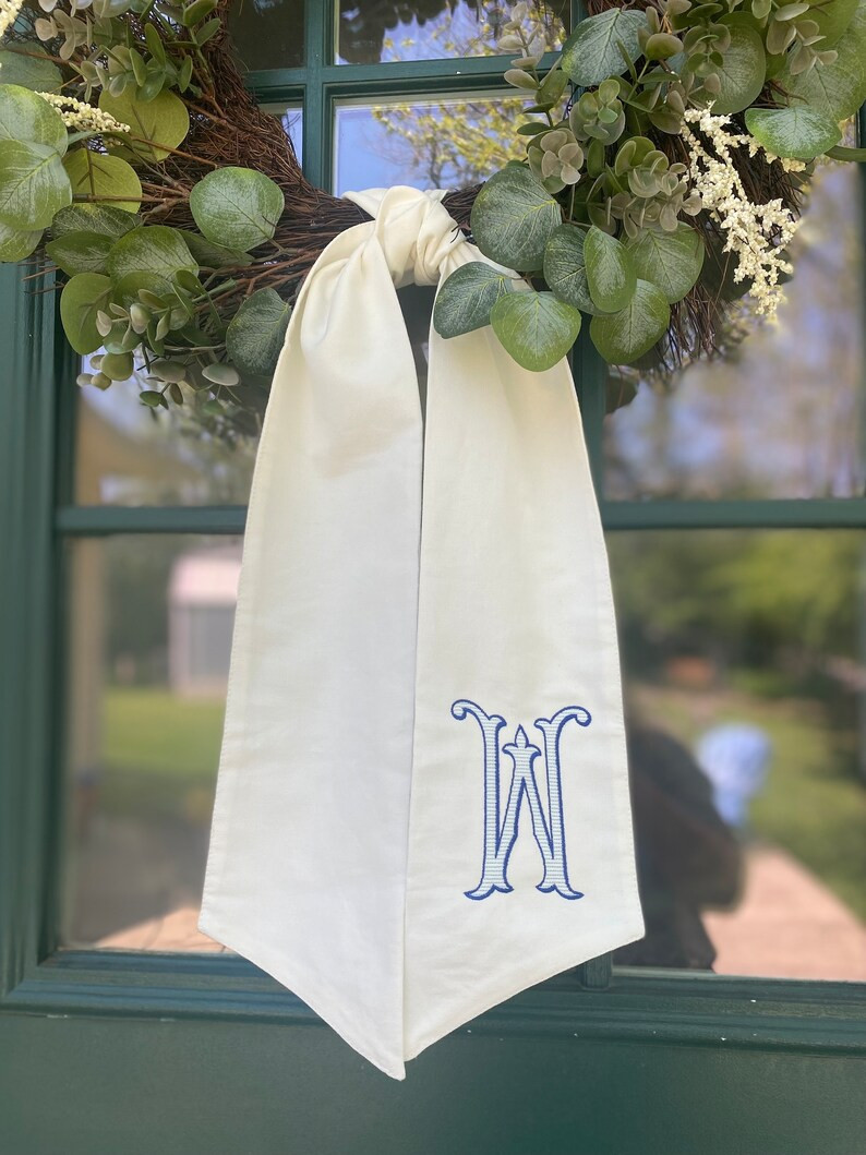 Shop Poplar Wreath Sash Christmas Gifts Wreath Sash Client Gift Wedding Birthday Gift New Home In... | Etsy (US)