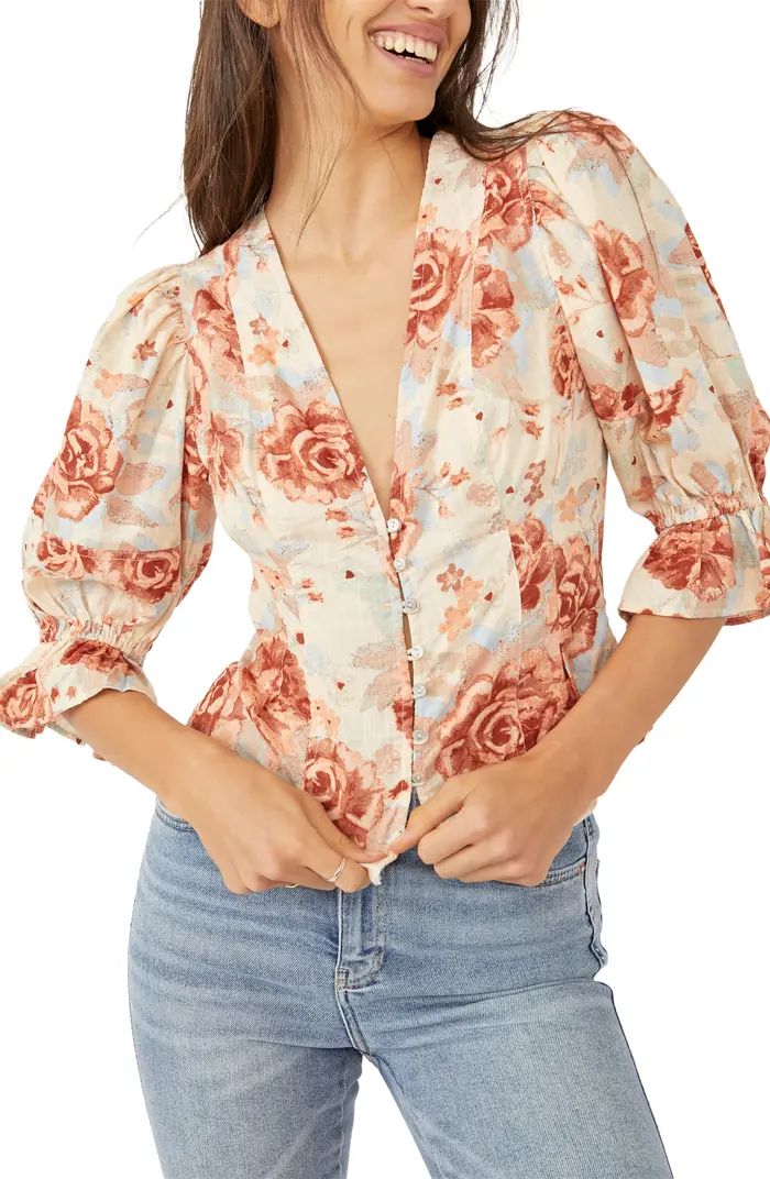 I Found You Print Blouse | Nordstrom
