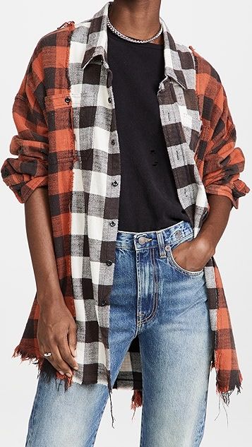 Drop Neck Combo Workshirt | Shopbop