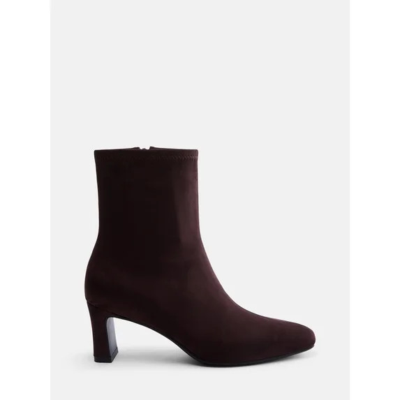 Madden NYC Women's Faux Suede Heeled Booties | Walmart (US)