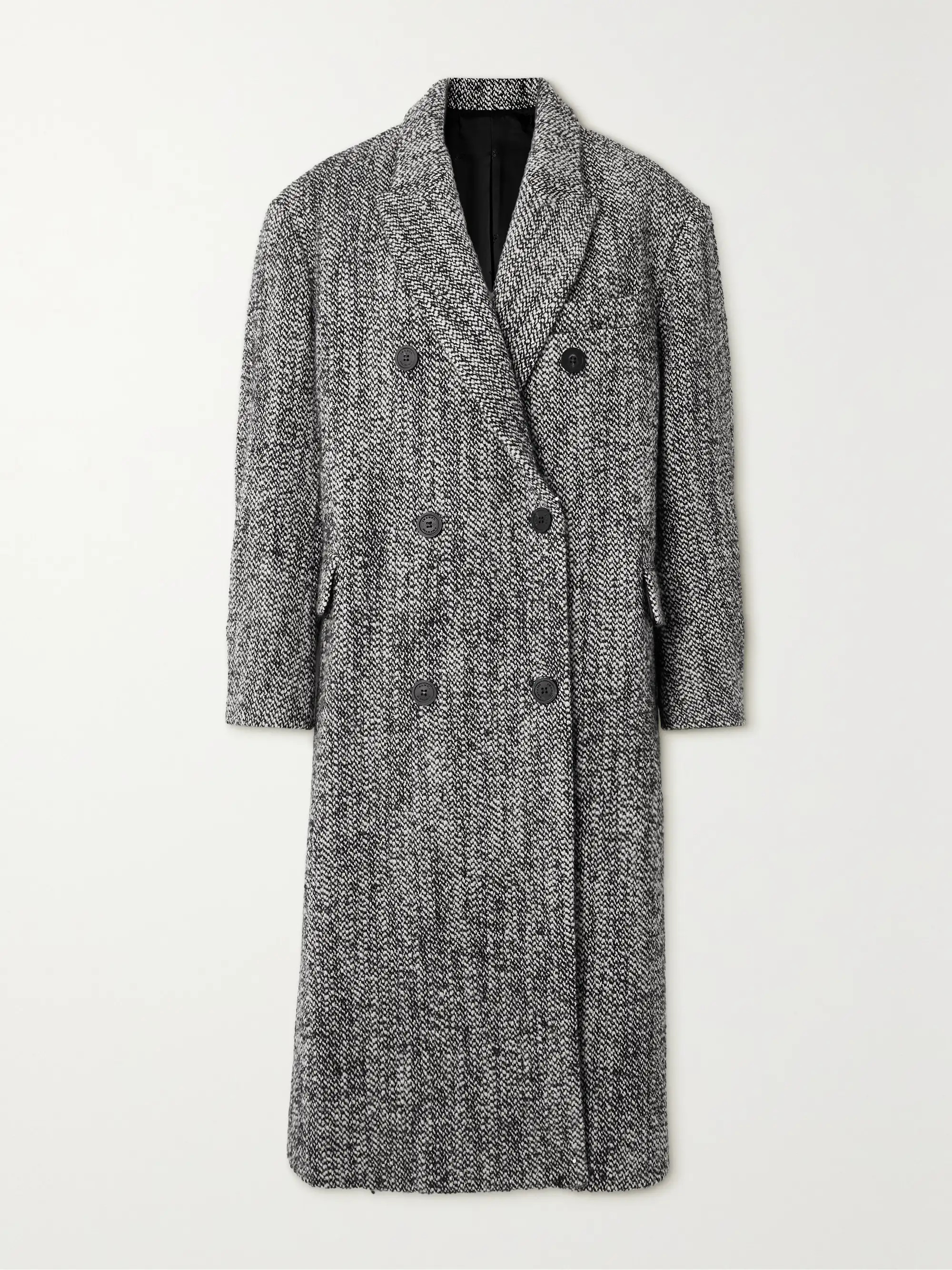 Lojimiko oversized double-breasted wool-blend bouclé coat | NET-A-PORTER (UK & EU)